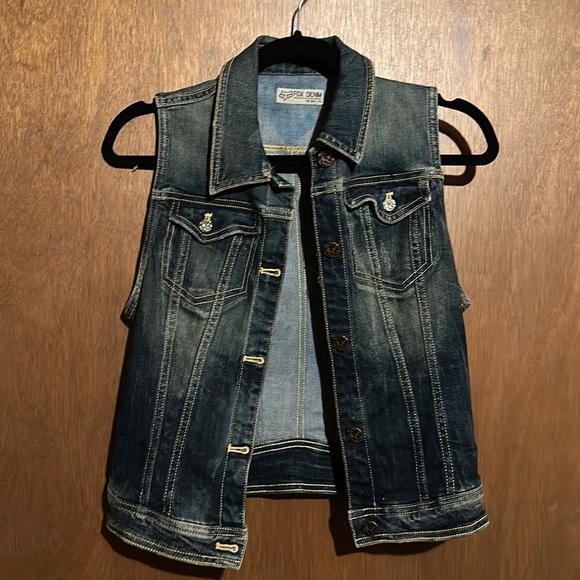 Fox Jackets & Blazers - Fox denim vest